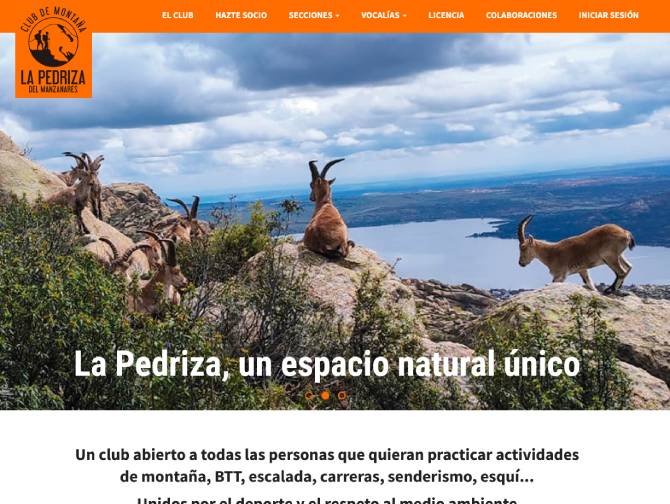 Página web Club Pedriza