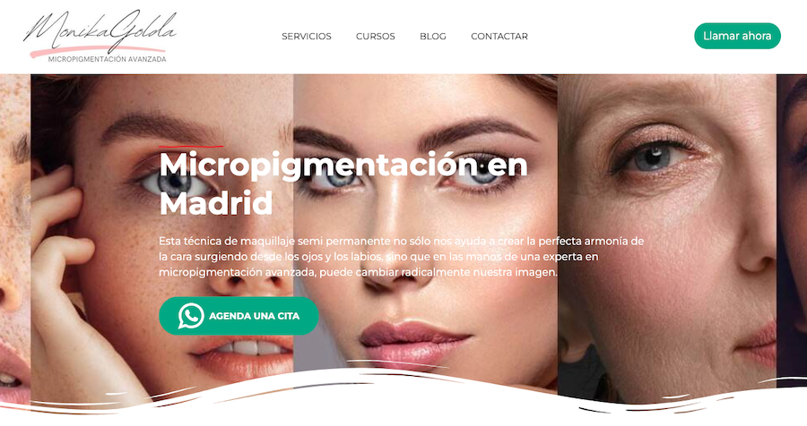 Página web Mgmicropigmento