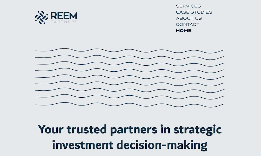 Página web Reem Partners