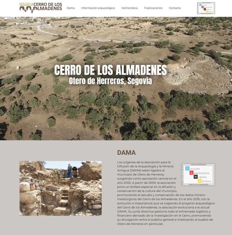 Página web Almadenes