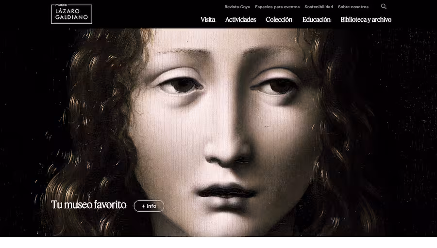 Página web Museo Lázaro Galdiano