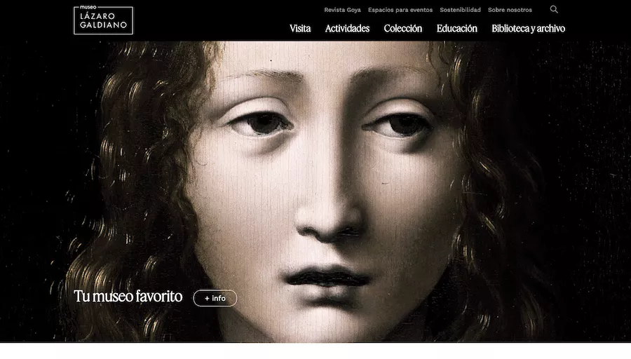 Página web Museo Lázaro Galdiano